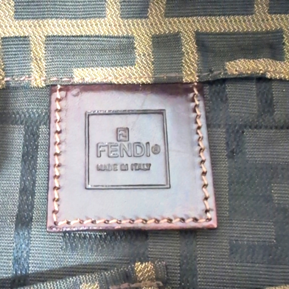 FENDI Zucca Canvas Shoulder Bag - Picture 7 of 15